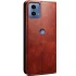 Шкіряний чохол-книжка Urban Leather series для Samsung Galaxy S26 Ultra – Brown. Фото 4 з 5