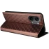 Кожаный чехол-книжка Rhombus Book для Xiaomi Poco X8 Pro Max – Brown. Фото 5 из 5