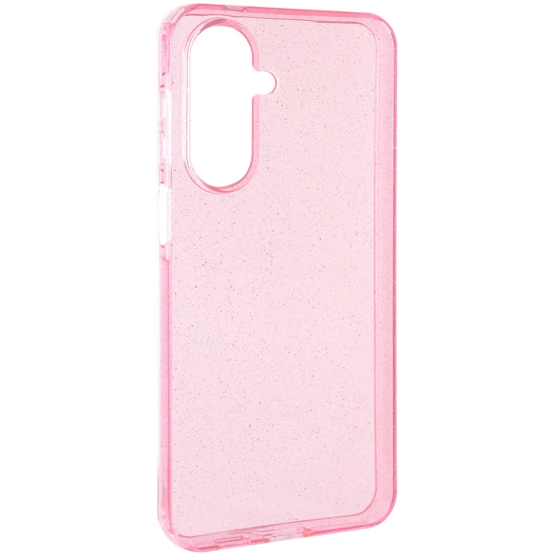 Блестящий силиконовый чехол на Samsung Galaxy A05s – Pink. Фото 2 из 16