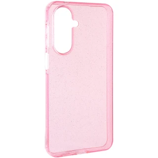Блестящий силиконовый чехол на Samsung Galaxy A05s — Pink
