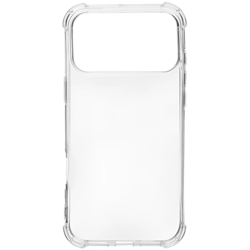 Ультратонкий силиконовый чехол GETMAN с крытыми бортами для Apple iPhone 18 Pro Max – Бесцветный (прозрачный). Фото 2 из 8