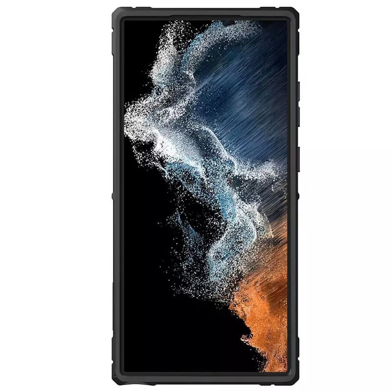 TPU+PC чехол Nillkin CamShield Adventurer Pro с шторкой на камеру для Samsung Galaxy S23 Ultra – Armor Black. Фото 4 из 7