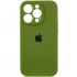 Чохол Silicone Case з захистом камери на Apple iPhone 14 Pro (6.1") – Зелений / Dark Olive. Фото 2 з 7
