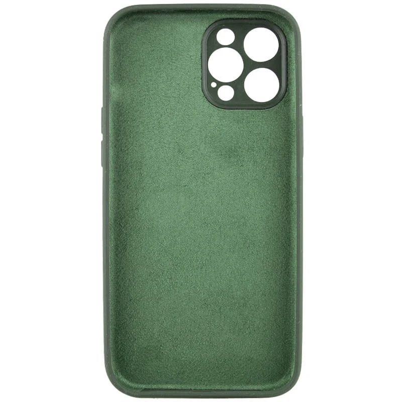 Чехол с защитой камеры Silicone Case для Apple iPhone 12 Pro Max (6.7") – Зеленый / Cyprus Green. Фото 4 из 6
