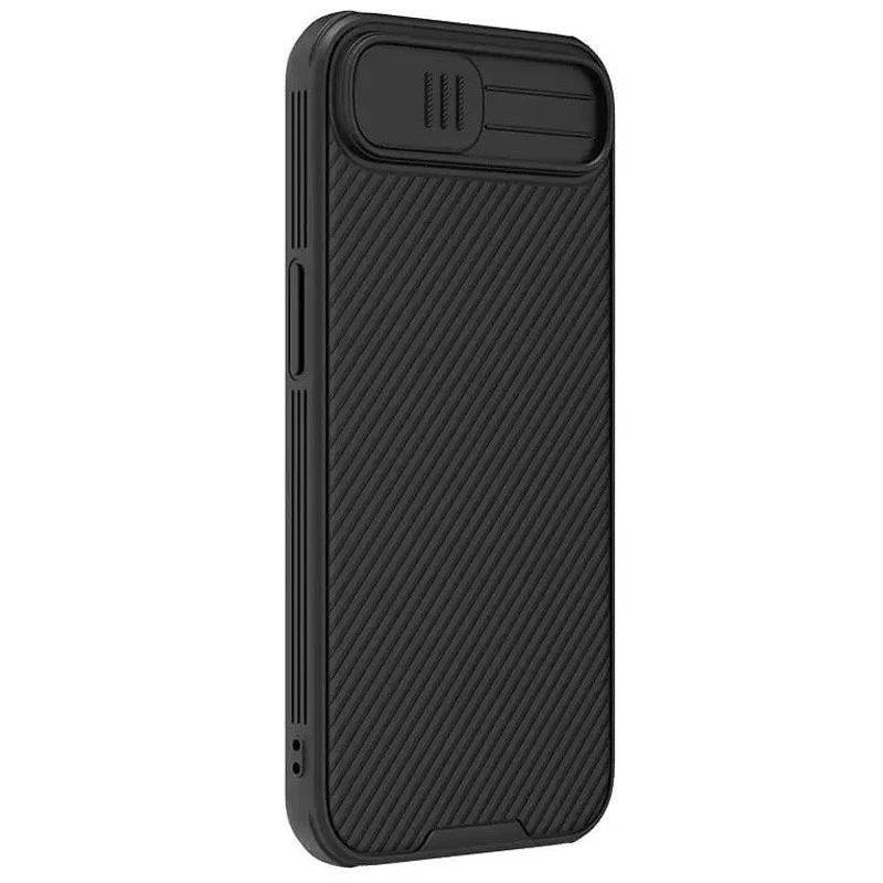 Пластиковая накладка Nillkin Pro со шторкой для камеры и магнитом для Apple iPhone 16e (6.1") – Black. Фото 3 Пластиковая накладка Nillkin Pro со шторкой для камеры и магнитом для Apple iPhone 16e (6.1") – Black. Фото 3 из 8