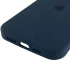 Чехол Silicone Case с закрытым низом для Apple iPhone 16 Pro Max – Синий / Deep navy. Фото 10 из 10