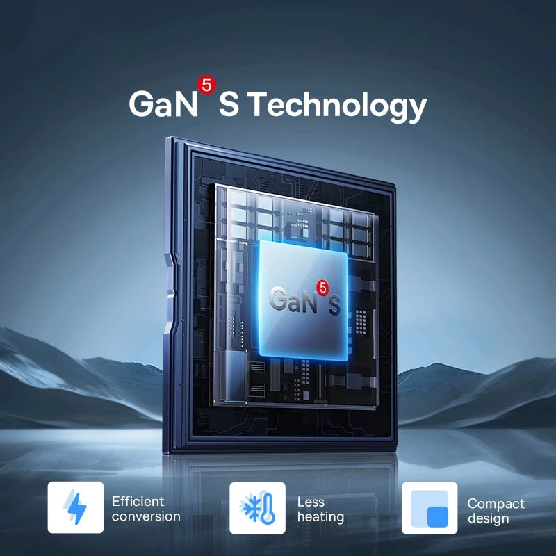 СЗУ Baseus GaN5S OS 1C 20W (P10162503) – Moon White. Фото 7 из 7