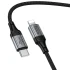 Дата кабель Hoco X121 Nuevo Type-C to Lightning 27W (1.5m) – Black. Фото 6 из 7