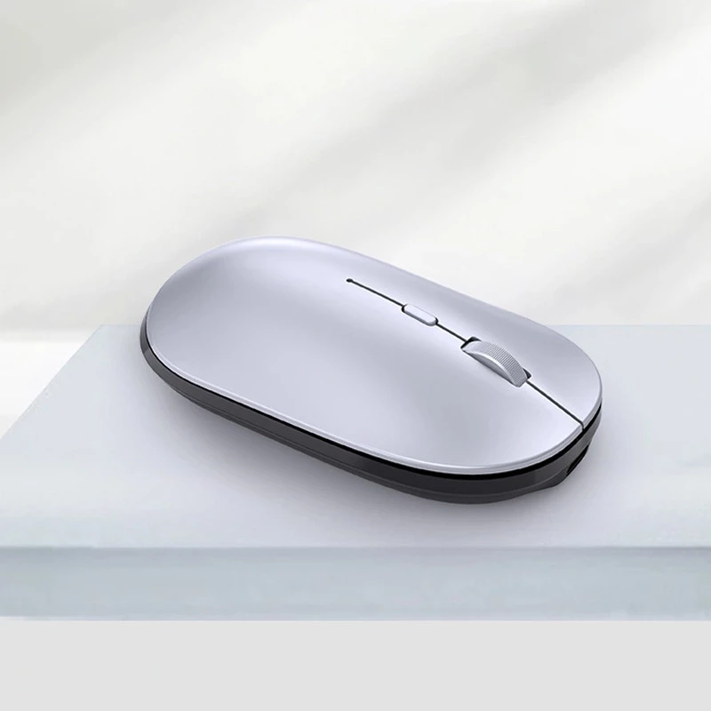 Бездротова миша WIWU WM110 Office Mouse (2.4G+Bluetooth) – silver. Фото 2 з 8
