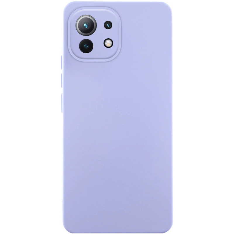 Чехол Silicone Cover Ummi Lakshmi Full Camera (AA) для Xiaomi Mi 11 Lite – Сиреневый / Dasheen. Фото 1 Чехол Silicone Cover Ummi Lakshmi Full Camera (AA) для Xiaomi Mi 11 Lite – Сиреневый / Dasheen. Фото 1 из 1