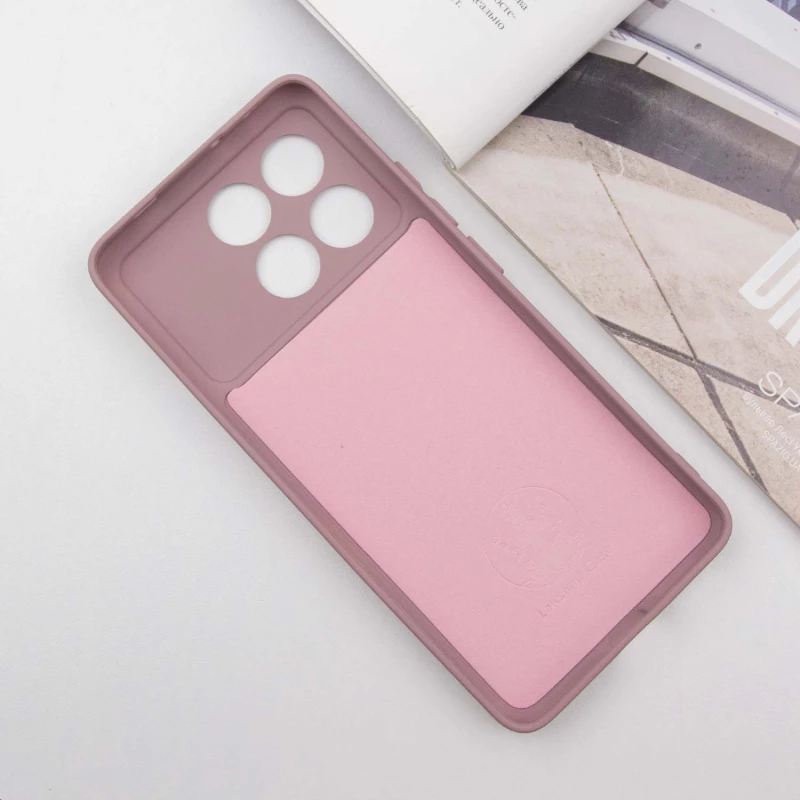 Чохол Silicone Case Lakshmi з закритою камерою на Xiaomi Poco X6 Pro – Рожевий / Pink Sand. Фото 5 з 8
