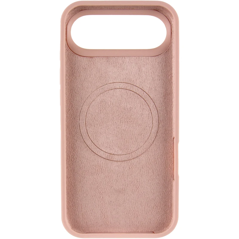 Чохол Silicone Case Full Protective (AA) V2 with MagSafe для Apple iPhone 17 Air (6.5") – Рожевий / Pink Sand. Фото 7 з 11