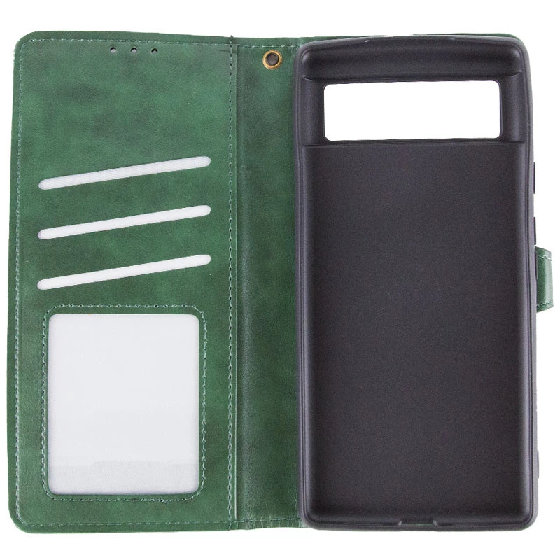 Чехол-книжка GETMAN галлант для Google Pixel 6 – Зеленый. Фото 7 из 12