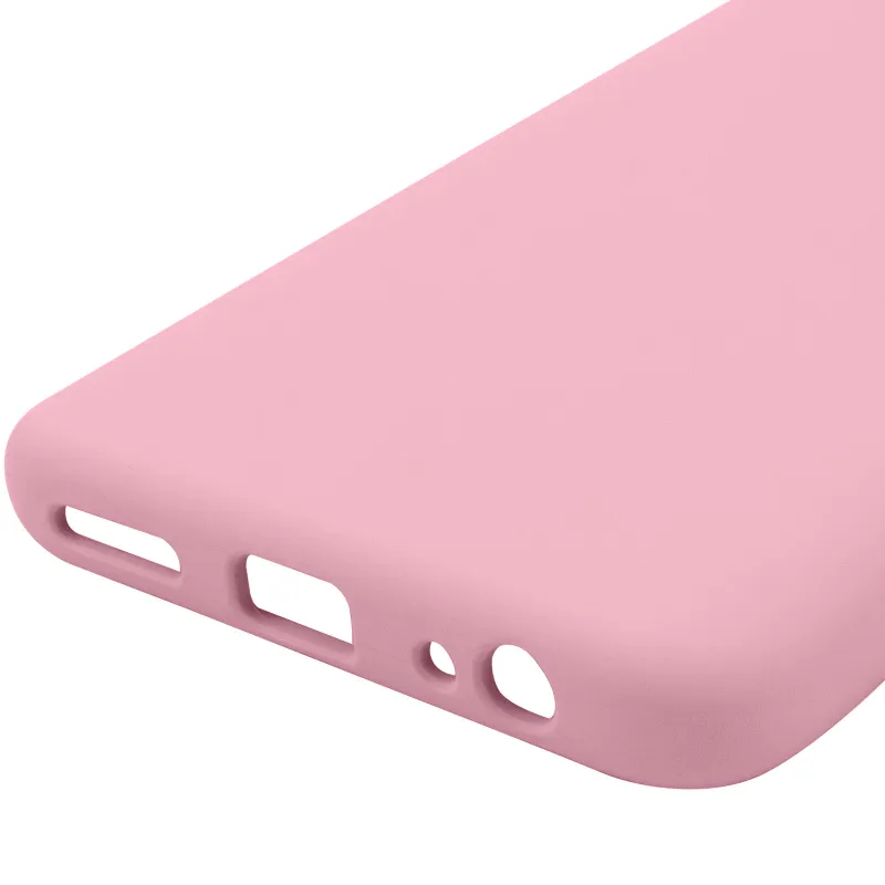 Чехол Silicone Case Lakshmi Premium з закритою камерою на TECNO Pop 5 LTE – Розовый / Light pink. Фото 8 из 8
