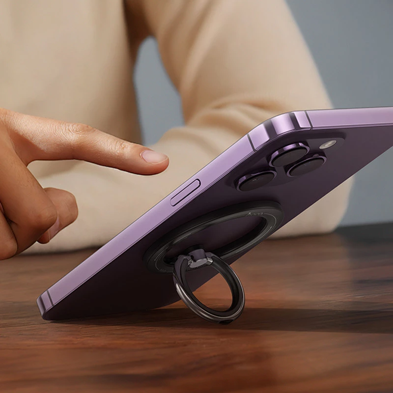 Магнітний тримач для телефону Hoco GH1 Gentle – Black. Фото 4 з 6