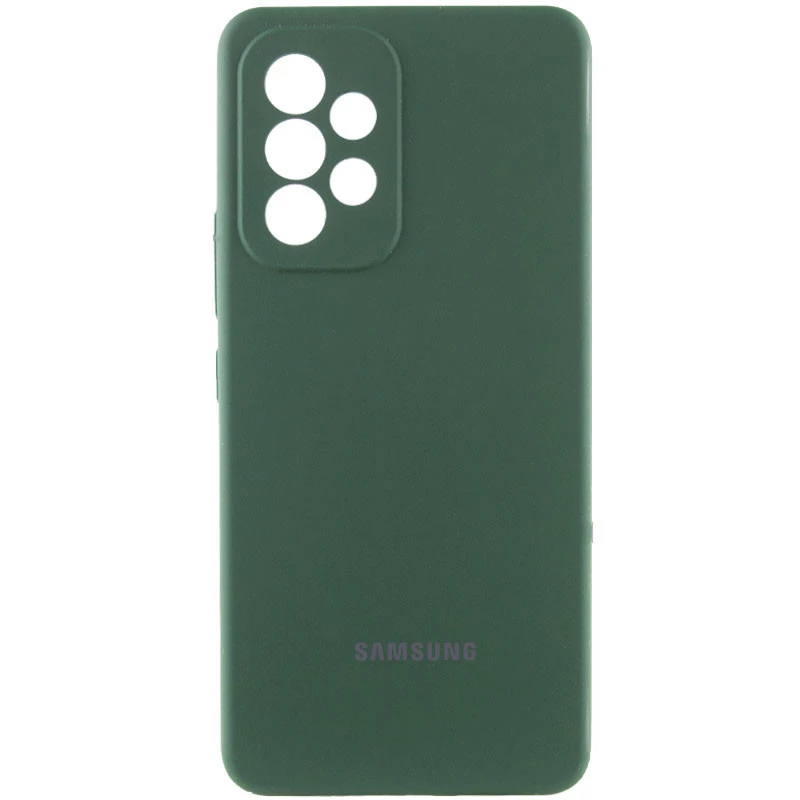 Чехол Silicone Case Lakshmi Premium L с закрытой камерой для Samsung Galaxy A53 5G – Зеленый / Cyprus Green. Фото 1 из 5