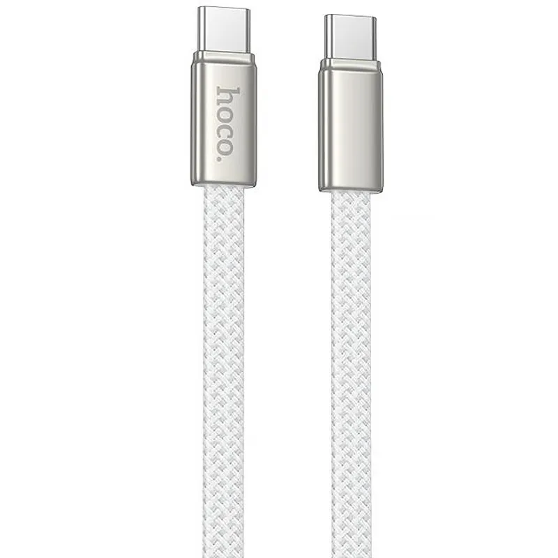 Дата кабель Hoco X125 Exceso Type-C to Type-C 60W (1m) – White. Фото 1 из 4