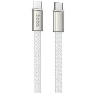 Дата кабель Hoco X125 Exceso Type-C to Type-C 60W (1m) — White