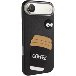 Чохол Labubu Toys для Apple iPhone 17 Air (6.5") — Coffee / Black
