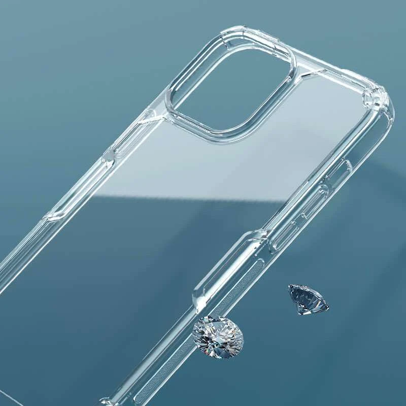 Силіконовий чохол Nillkin з посиленим захистом кутів на Apple iPhone 14 Pro Max (6.7") – Безбарвний (прозорий). Фото 4 з 5