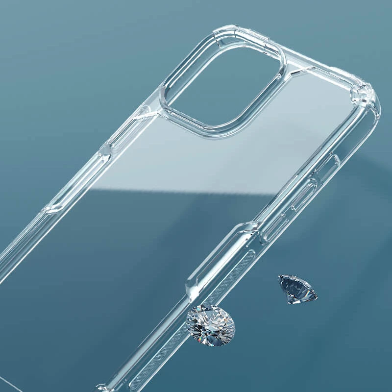 Силіконовий чохол Nillkin з посиленим захистом кутів на Apple iPhone 15 Plus (6.7") – Безбарвний (прозорий). Фото 4 з 5