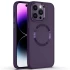 TPU чехол Bonbon с металлическими кнопками та MagSafe на Apple iPhone 12 (6.1") – Фиолетовый / Dark Purple. Фото 1 из 7