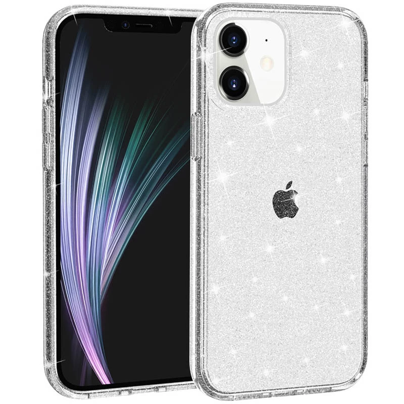 

Блискучий силіконовий чохол на Apple iPhone 11 (6.1") (Clear)