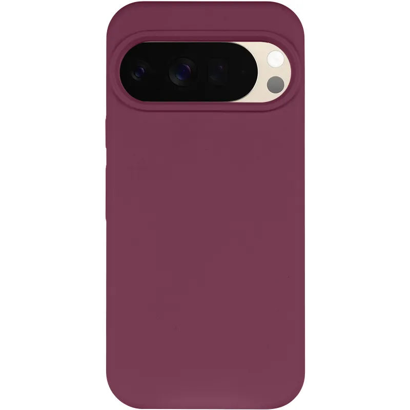 Чехол Silicone Case Lakshmi Premium на Google Pixel 10 Pro – Бордовый / Plum. Фото 4 из 8