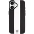 Кожаный чехол Rally with MagSafe для Apple iPhone 17 (6.3") – Black / White. Фото 3 из 6