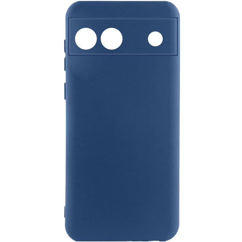 

Чохол Silicone Case Lakshmi з закритою камерою на Google Pixel 6a (Синій / Navy Blue)