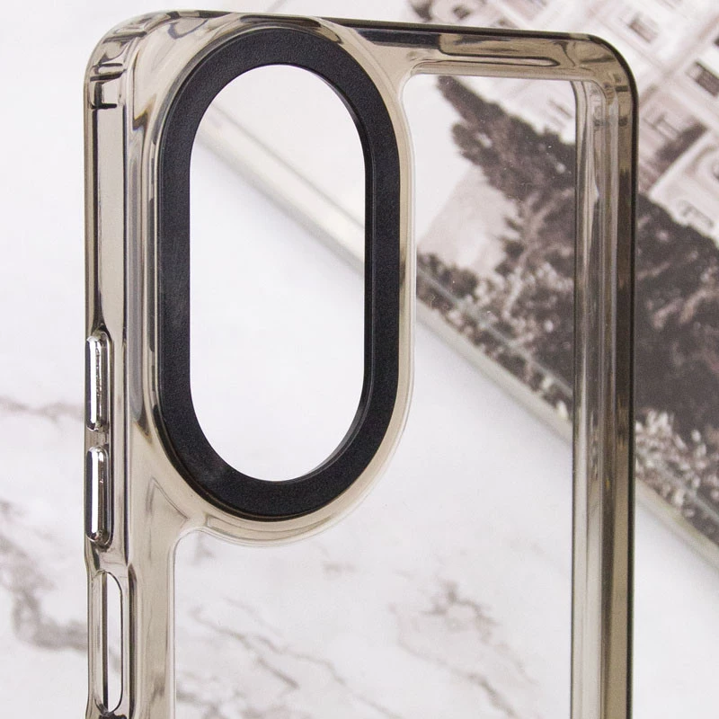 Кольоровий чохол TPU+PC на Oppo A18 – Gray. Фото 4 з 6