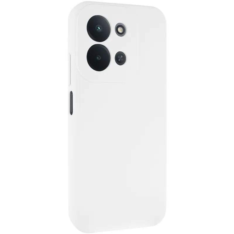 Чехол Silicone Case Lakshmi Premium з закритою камерою на Xiaomi Redmi 15C (EU) – Белый / White. Фото 1 из 6