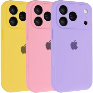 Чехол Silicone Case с защитой камеры для Apple iPhone 17 Pro Max (6.9") фото 1 из 3