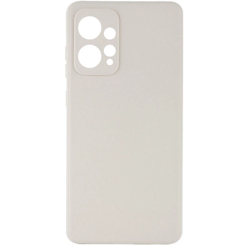 Цветной силиконовый чехол с защитой камеры для Xiaomi Redmi 12 – Серый / Smoky Gray. Фото 1 из 10