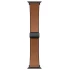 Ремінець Hoco WA34 Basic magnetic buckle silicone leather strap для Apple watch 44/45/46/49mm – Brown. Фото 1 з 3