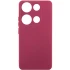 Чохол Silicone Case Lakshmi Plus з закритою камерою на Xiaomi Redmi Note 14S – Бордовий / Marsala. Фото 2 з 5