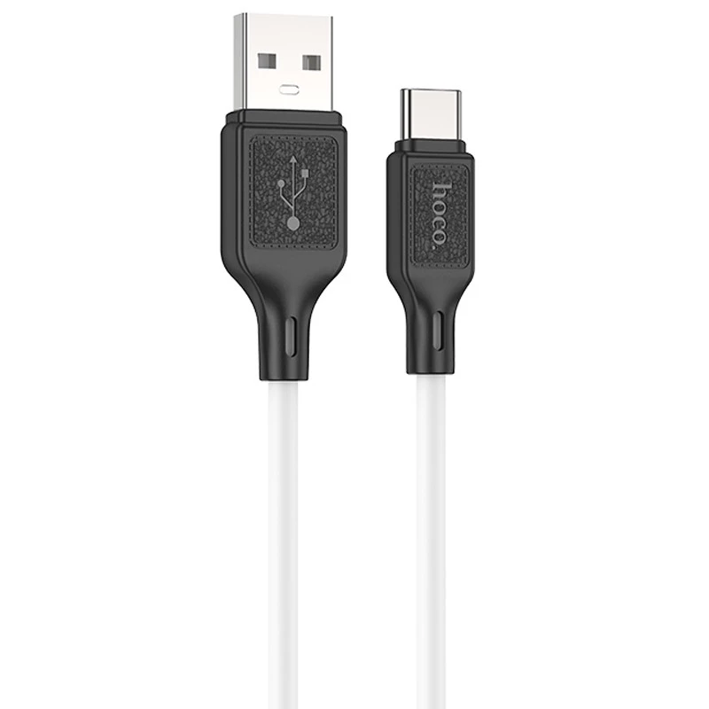 

Дата кабель Hoco X90 Cool silicone USB to Type-C (1m) (White)