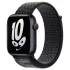 Ремінець Nylon для Apple watch 38mm/40mm – Black / Summit White. Фото 2 з 4