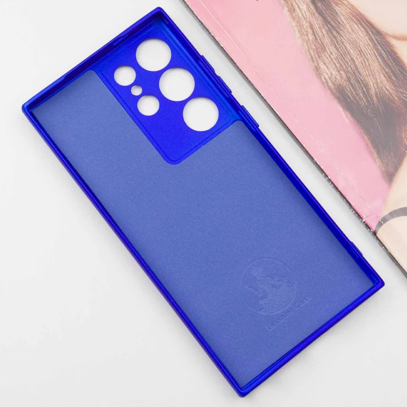 Чохол Silicone Case Lakshmi з закритою камерою на Samsung Galaxy S24 Ultra – Синій / Iris. Фото 7 з 10