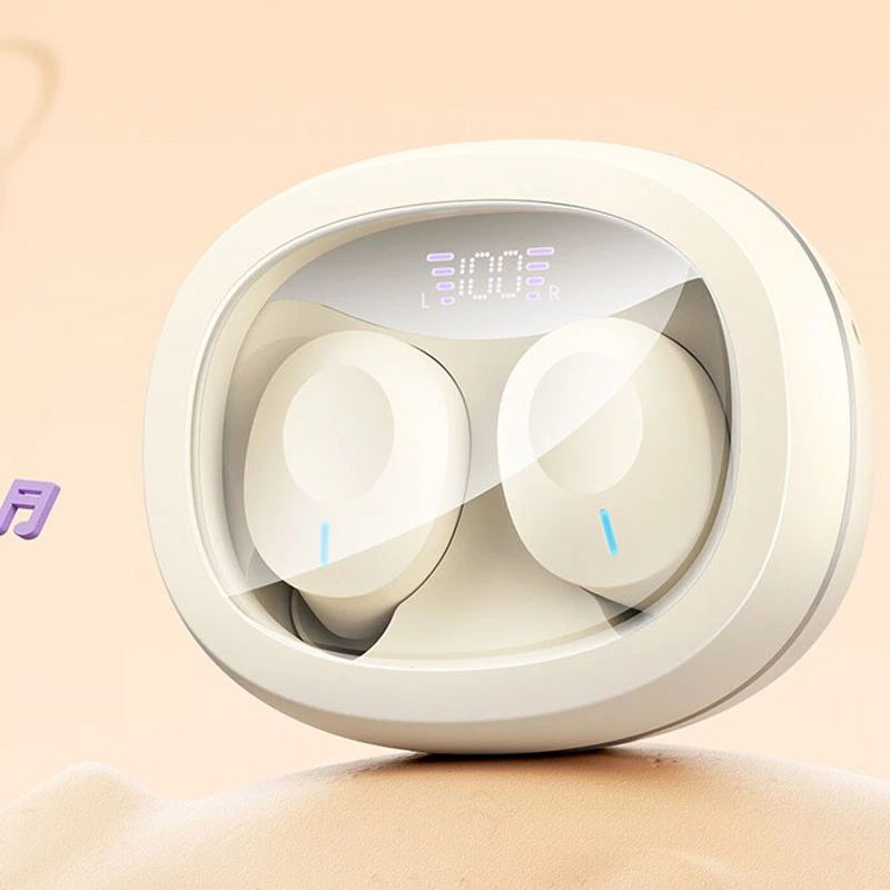 Бездротові TWS навушники Hoco EQ3 Smart – Milky White. Фото 3 з 3