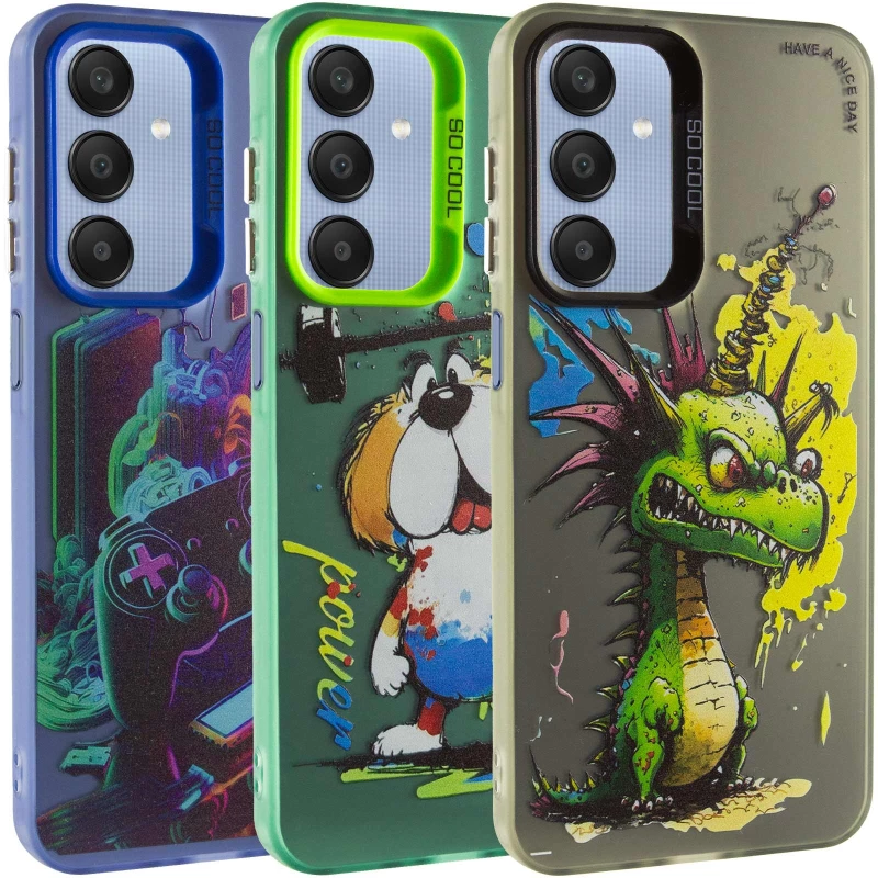 Чехол TPU+PC Street Art для Samsung Galaxy A25 5G фото 2 из 2