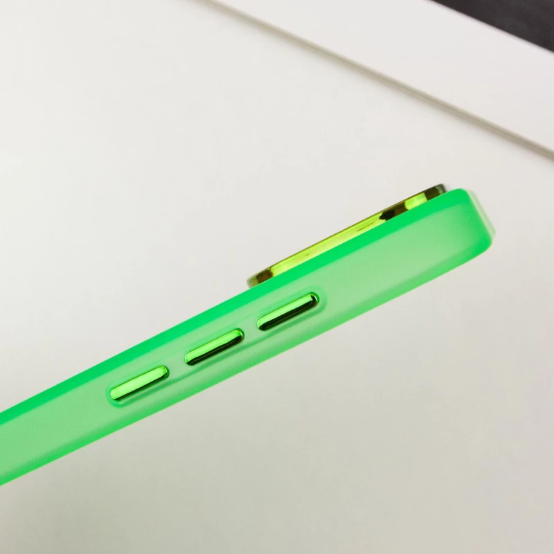 Кольоровий TPU+PC з MagSafe на Apple iPhone 13 Pro (6.1") – Neon Green. Фото 12 з 12