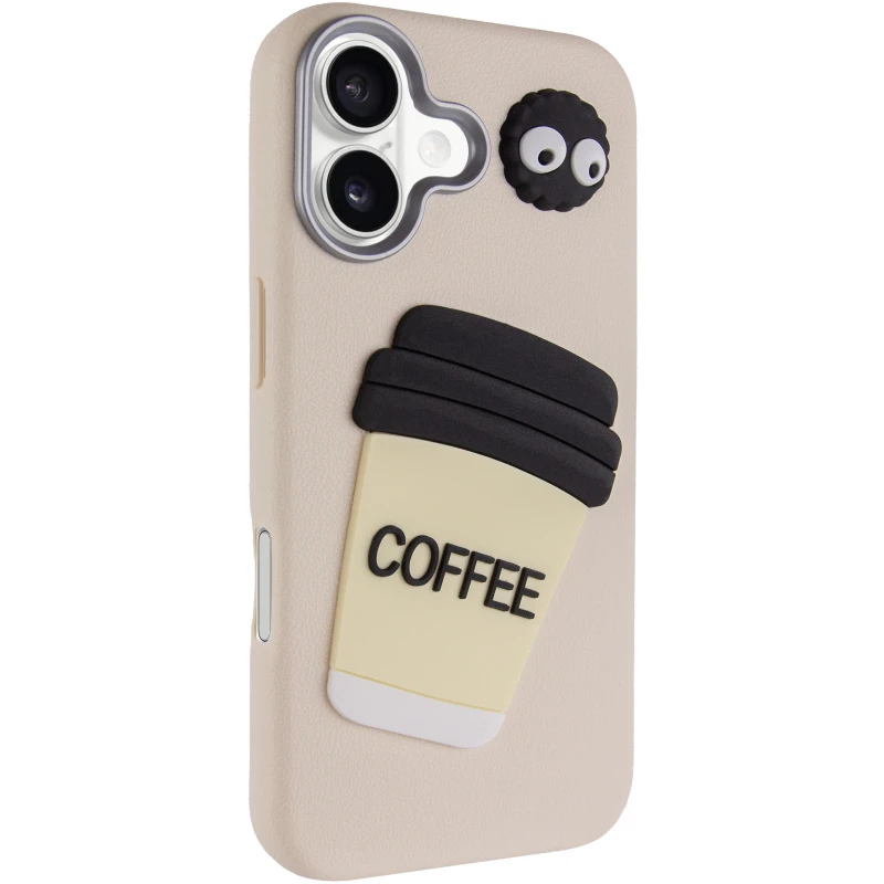 Чохол Labubu Toys для Apple iPhone 17e (6.1") – Coffee / Sand. Фото 1 з 2