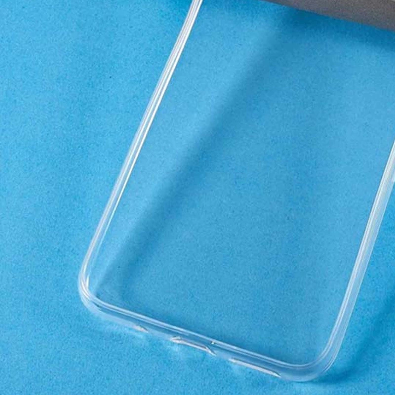 Ультратонкий силіконовий чохол 1мм на Xiaomi Redmi 10C – Безбарвний (прозорий). Фото 8 з 11