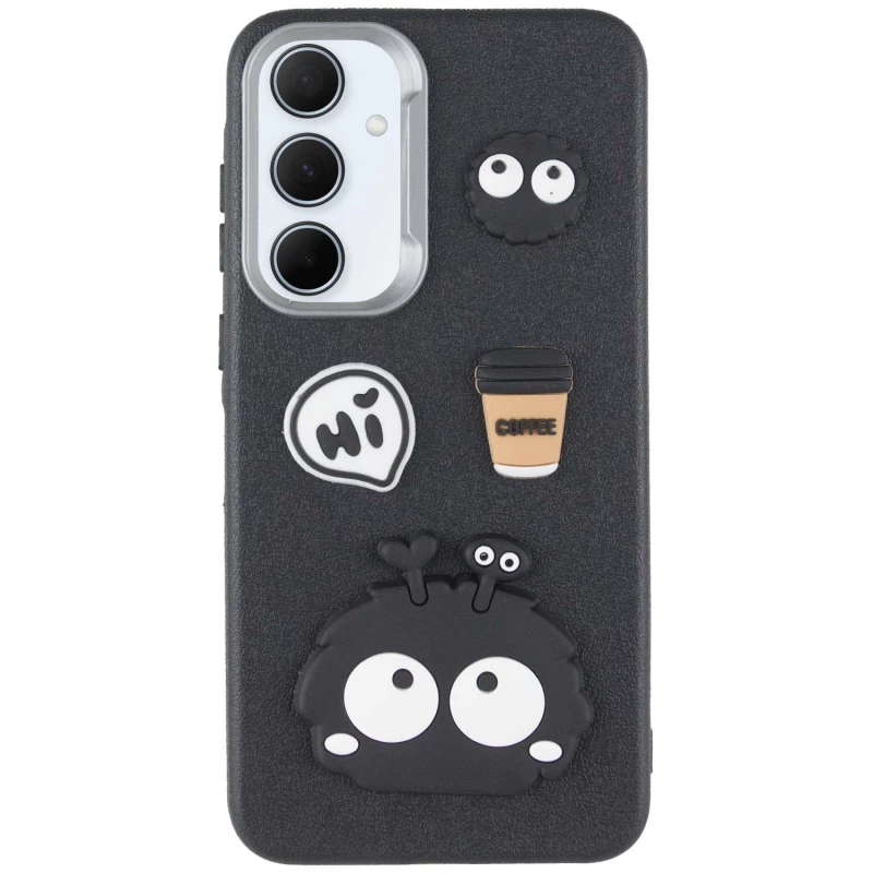 Чехол Labubu Toys для Xiaomi Redmi 14C / Poco C75 – Monster / Black. Фото 7 из 11