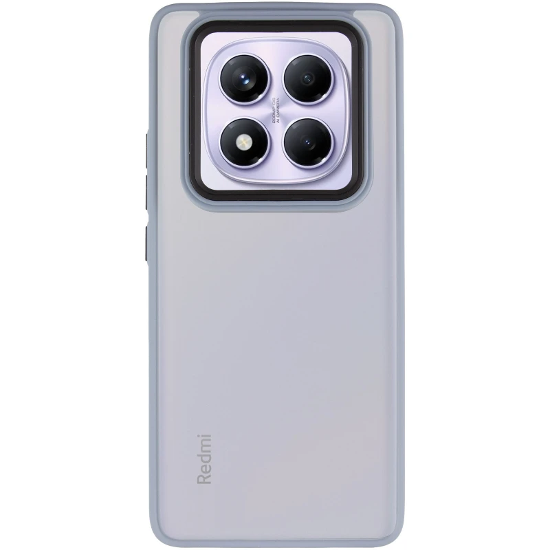 Чохол TPU+PC Lyon Frosted на Xiaomi Redmi Note 15 4G/5G (EU) – Блакитний / Sky Blue. Фото 3 з 5