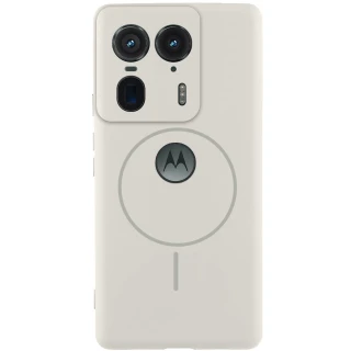 Чохол Silicone Cover Lakshmi Full Camera (AA) with Magnetic Fit для Motorola Edge 50 Ultra — Білий / White