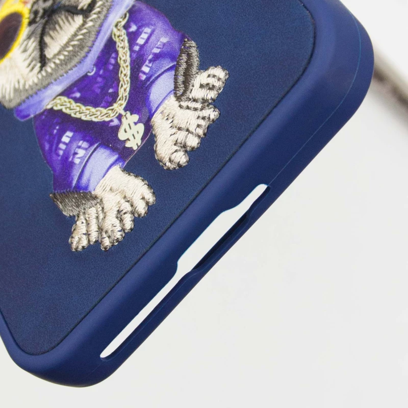 TPU+PC чохол з тваринами для Samsung Galaxy A06 – Blue Dog. Фото 9 з 9