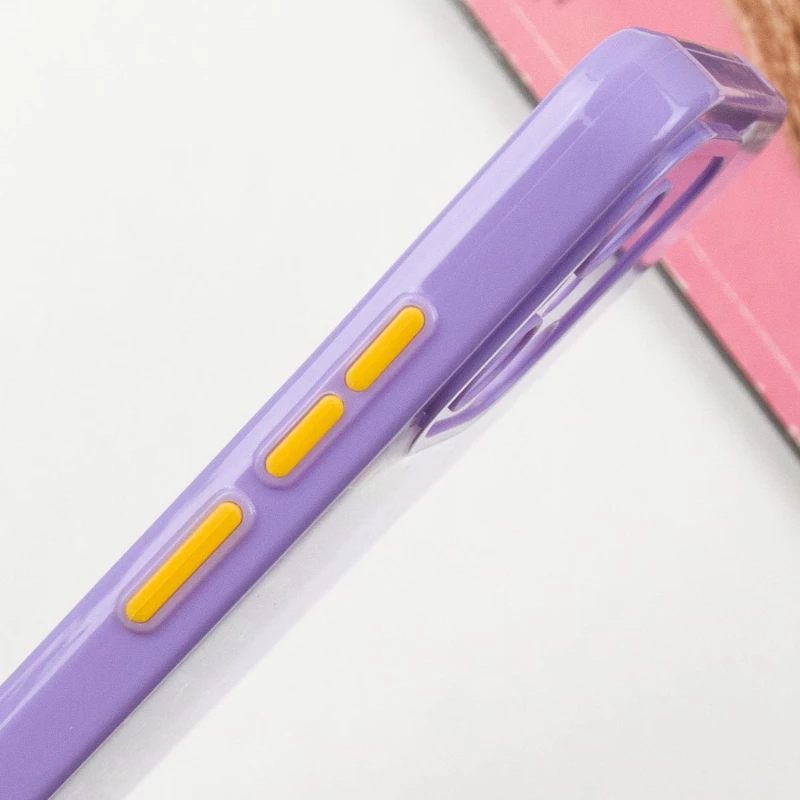 Чохол з блискітками та захистом камери на Xiaomi Redmi 12C / Poco C55 – Бузковий. Фото 8 з 9