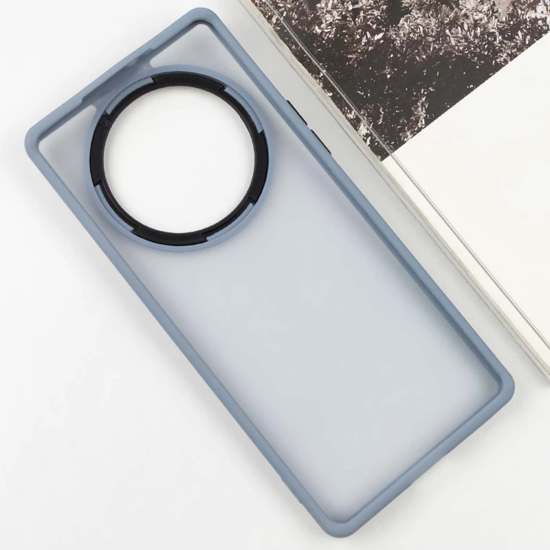 Чохол TPU+PC Lyon Frosted на Xiaomi Redmi 14C / Poco C75 – Блакитний / Sky Blue. Фото 3 з 5